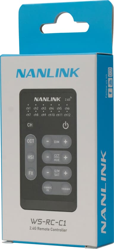 Nanlite WS-RC-C1 LED valojen kaukosäädin