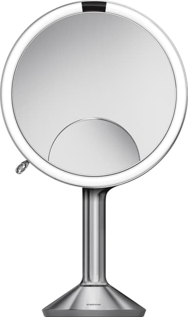 Simplehuman Sensor Trio älykäs meikkipeili (harjattu teräs)