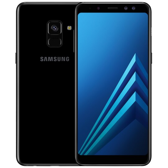 Samsung Galaxy A8 2018 älypuhelin (musta)