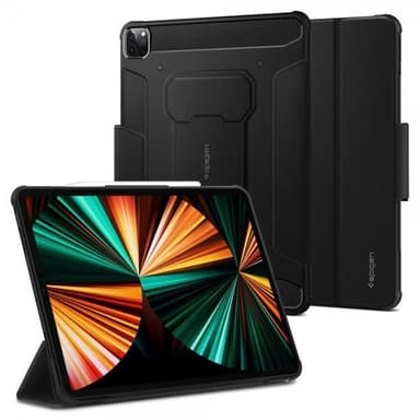 Spigen iPad Pro 12.9 2021 Kotelo Rugged Armor Pro Musta