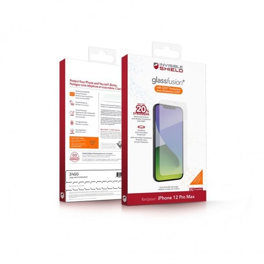iPhone 12 Pro Max Näytönsuoja Glass Fusion+ D3O
