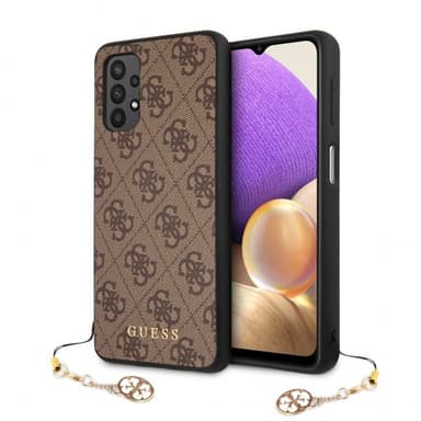 Guess Samsung Galaxy A32 4G Kuori 4G Charms Ruskea