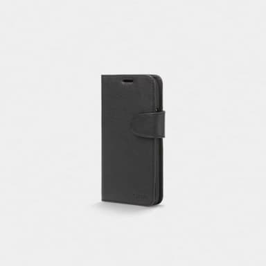 Trunk iPhone 12/iPhone 12 Pro Kotelo Leather Wallet Irrotettava Kuori Musta