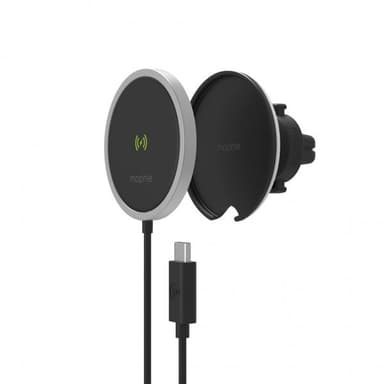 Mophie Autoteline Snap+ Wireless Vent Mount MagSafe Musta