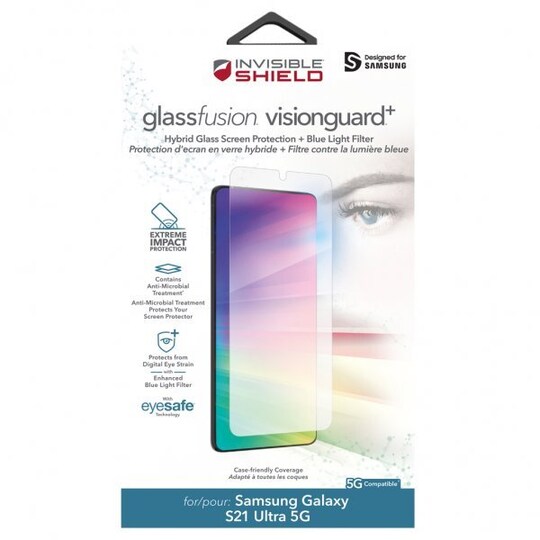 Samsung Galaxy S21 Ultra Näytönsuoja Glass Fusion Visionguard+