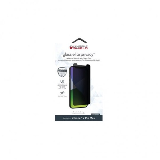 iPhone 12 Pro Max Näytönsuoja Glass Elite Privacy+