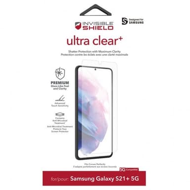 ZAGG InvisibleShield Samsung Galaxy S21 Plus Näytönsuoja Ultra Clear+