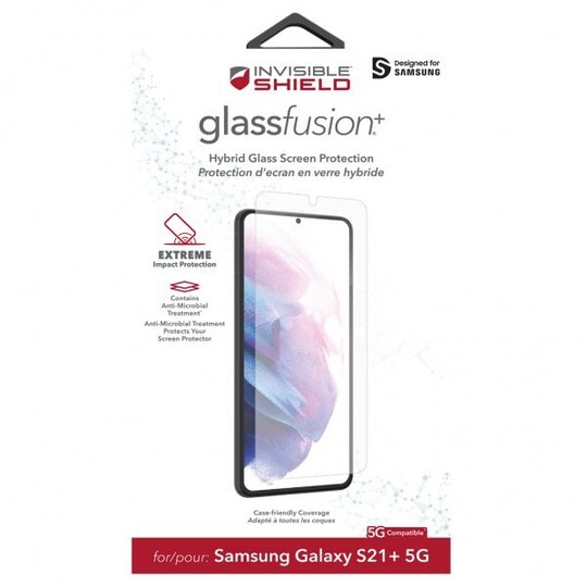 Samsung Galaxy S21 Plus Näytönsuoja Glass Fusion+