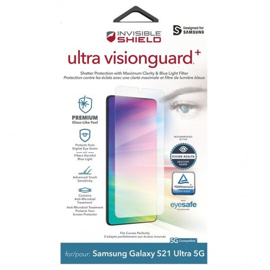 Samsung Galaxy S21 Ultra Näytönsuoja Ultra Visionguard+