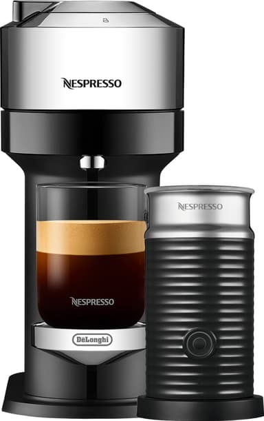 NESPRESSO® Vertuo Next kapselikeitin, DeLonghi ENV120CAE (Pure Chrome)