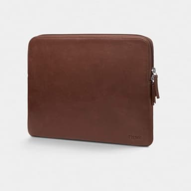 Trunk 13"" Macbook Leather Sleeve Ruskea