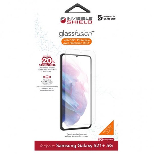 Samsung Galaxy S21 Plus Näytönsuoja Glass Fusion+ D3O