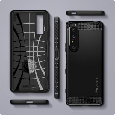 Spigen Sony Xperia 1 III Kuori Rugged Armor Matte Black