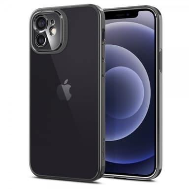 Spigen iPhone 12 Suojakuori Optik Crystal Chrome Grey