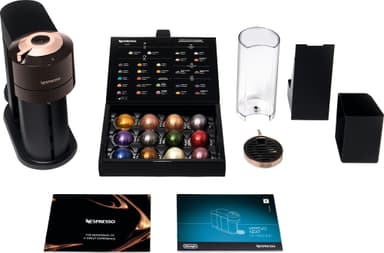NESPRESSO® Vertuo Next kapselikeitin, DeLonghi ENV120 (musta/ruskea)