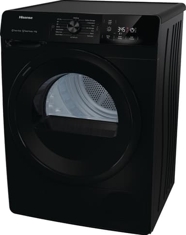 Hisense kuivausrumpu DHGE901B (musta)