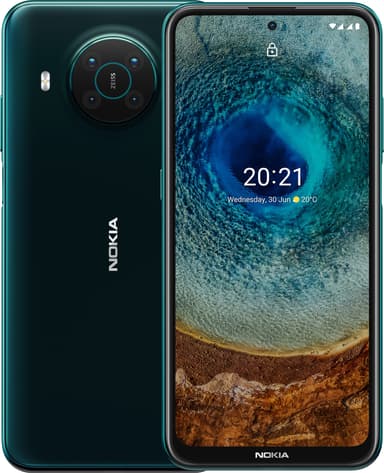 Nokia X10 – 5G älypuhelin 6/64GB (vihreä)