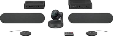 Logitech Rally Plus konferenssikamera pakkaus