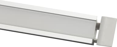 Loox5 alumiinikiskon päädyt uppoasennuksiin, 17 mm (hopea)