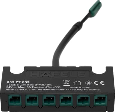 Loox5 WarmWhite CableHub (6-porttinen)