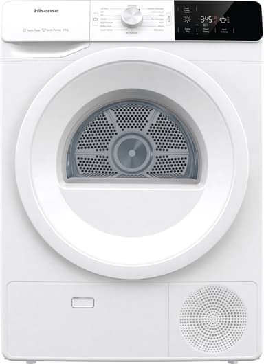 Hisense kuivausrumpu DHGE902 (valkoinen)