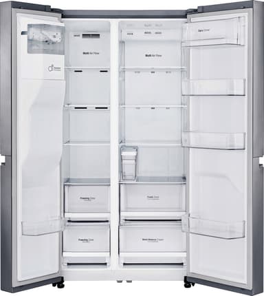LG side by side jääkaappipakastin GSL481PZXZ