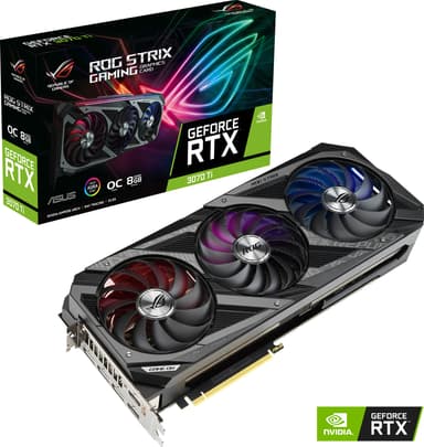 ASUS GeForce RTX 3070 Ti ROG STRIX OC näytönohjain (8GB)