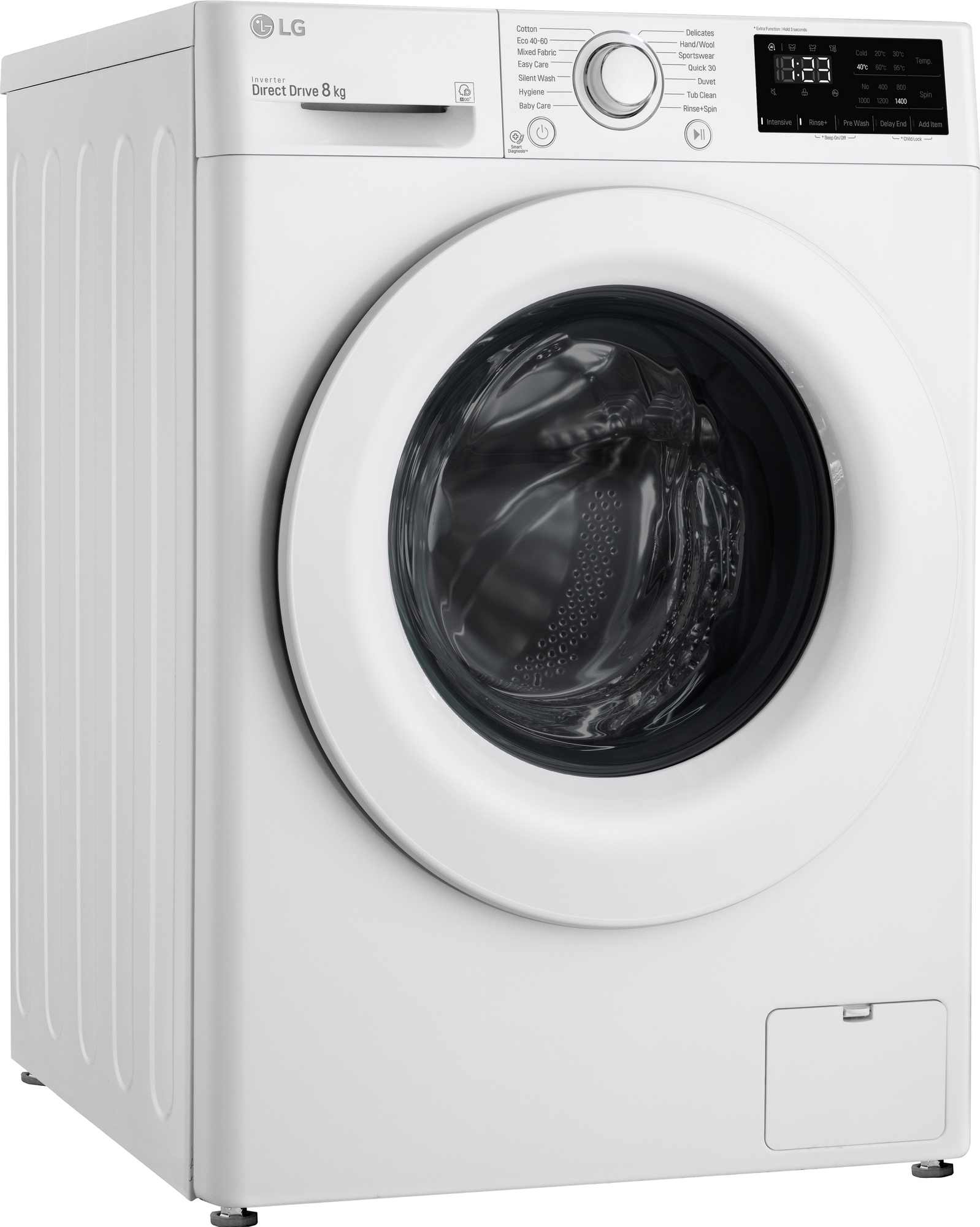 LG pyykinpesukone F4WP308N0W (valkoinen)