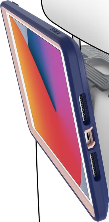 Otterbox EasyGrip antimikrobinen iPad 10.2 suojakuori lapsille (purp.)