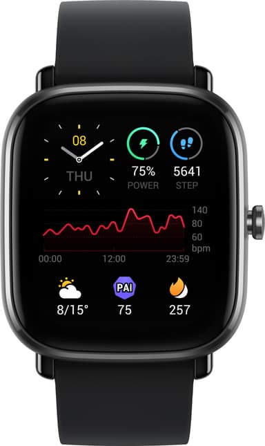 Amazfit GTS 2 Mini älykello (keskiyönmusta)