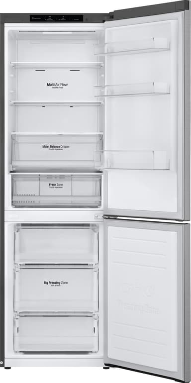 LG jääkaappipakastin GBB61PZJMN (hopea)