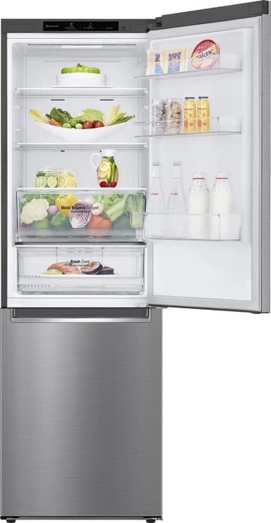 LG jääkaappipakastin GBB61PZJMN (hopea)