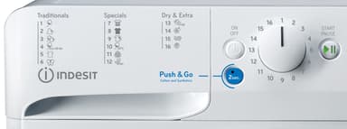 Indesit kuivaava pyykinpesukone BDE861483XWS