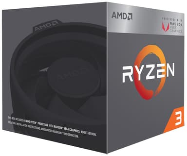 AMD Ryzen™ 3 2200G prosessori Vega 8 grafiikka (box)