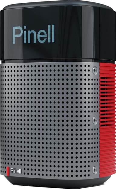 Pinell North kannettava digitaalinen radio (punainen)
