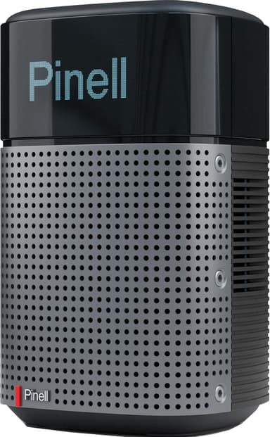 Pinell North kannettava digitaalinen radio (yönmusta)