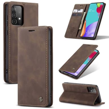 CaseMe Smart FlipCase Samsung Galaxy A72  - kahvi