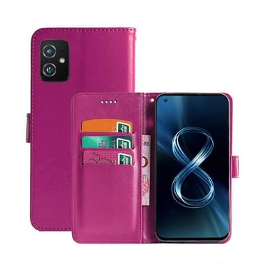 Lompakkokotelo 3-kortti Asus Zenfone 8 (ZS590KS)  - pinkki