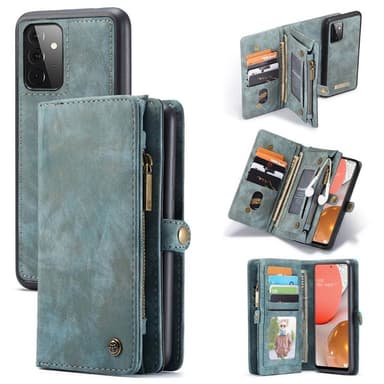 CaseMe Lompakkokotelo 11-kortti Samsung Galaxy A72  - sininen