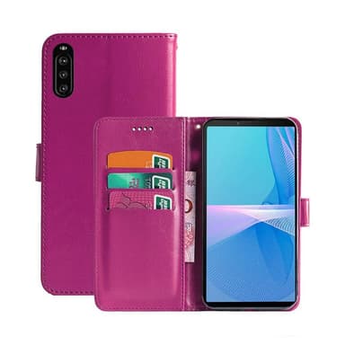 Lompakkokotelo 3-kortti Sony Xperia 10 III  - pinkki