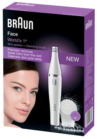 Braun Face kasvoepilaattori ja puhdistusharja SE810