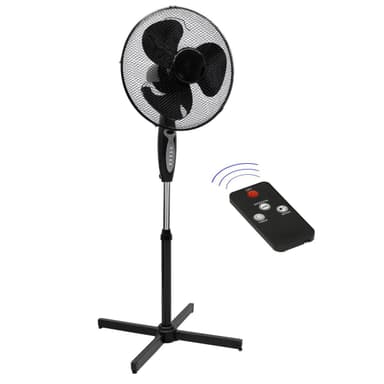 ECD Germany -tuuletin kaukosäätimellä 45W Ø43cm - hiljainen, 3 nopeustasoa -