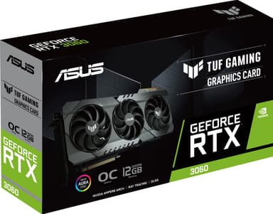 ASUS GeForce RTX 3060 12GB GDDR6 TUF OC GAMING V2 (LHR) näytönohjain