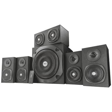 Trust Vigor 5.1 surround tietokoneen kaiuttimet (musta)