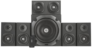 Trust Vigor 5.1 surround tietokoneen kaiuttimet (musta)