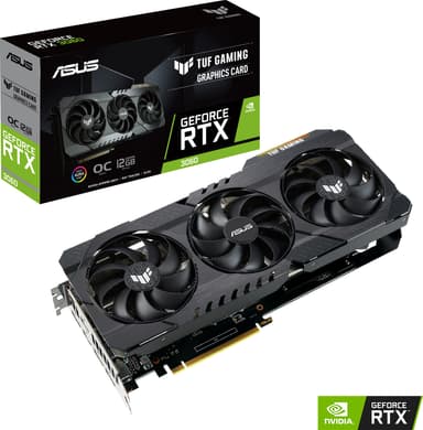 ASUS GeForce RTX 3060 12GB GDDR6 TUF OC GAMING V2 (LHR) näytönohjain
