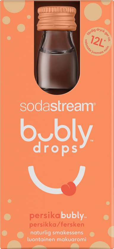 SodaStream Bubly Drops maku-uute S1025260770 (persikka)