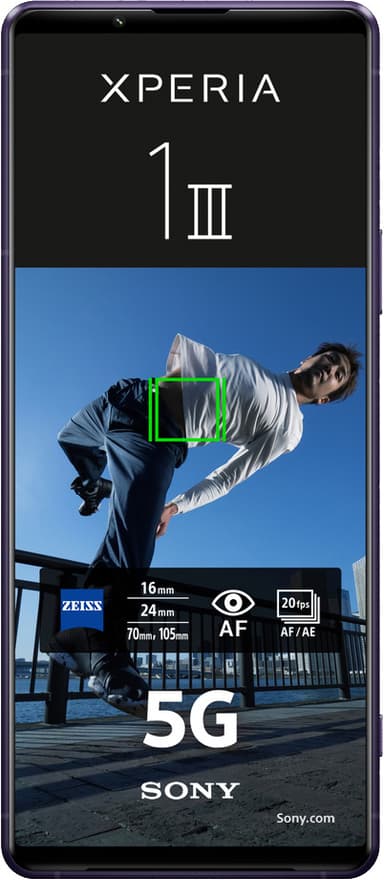Sony Xperia 1 III – 5G älypuhelin 12/256GB (huurteinen purppura)