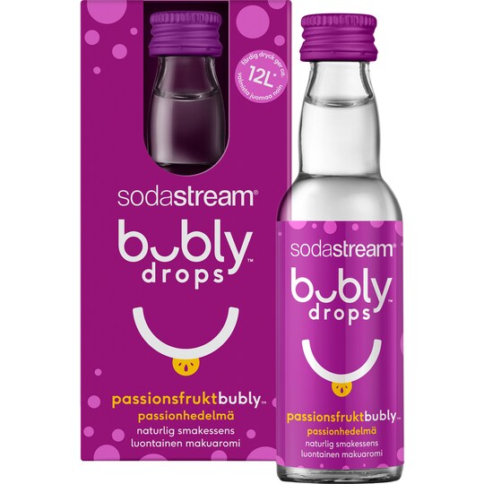SodaStream Bubly Drops maku-uute S1525249770 (passionhedelmä)
