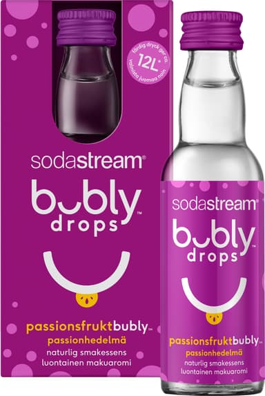 SodaStream Bubly Drops maku-uute S1525249770 (passionhedelmä)
